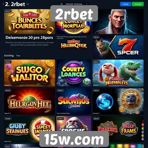 Opções de jogos disponíveis no 2rbet